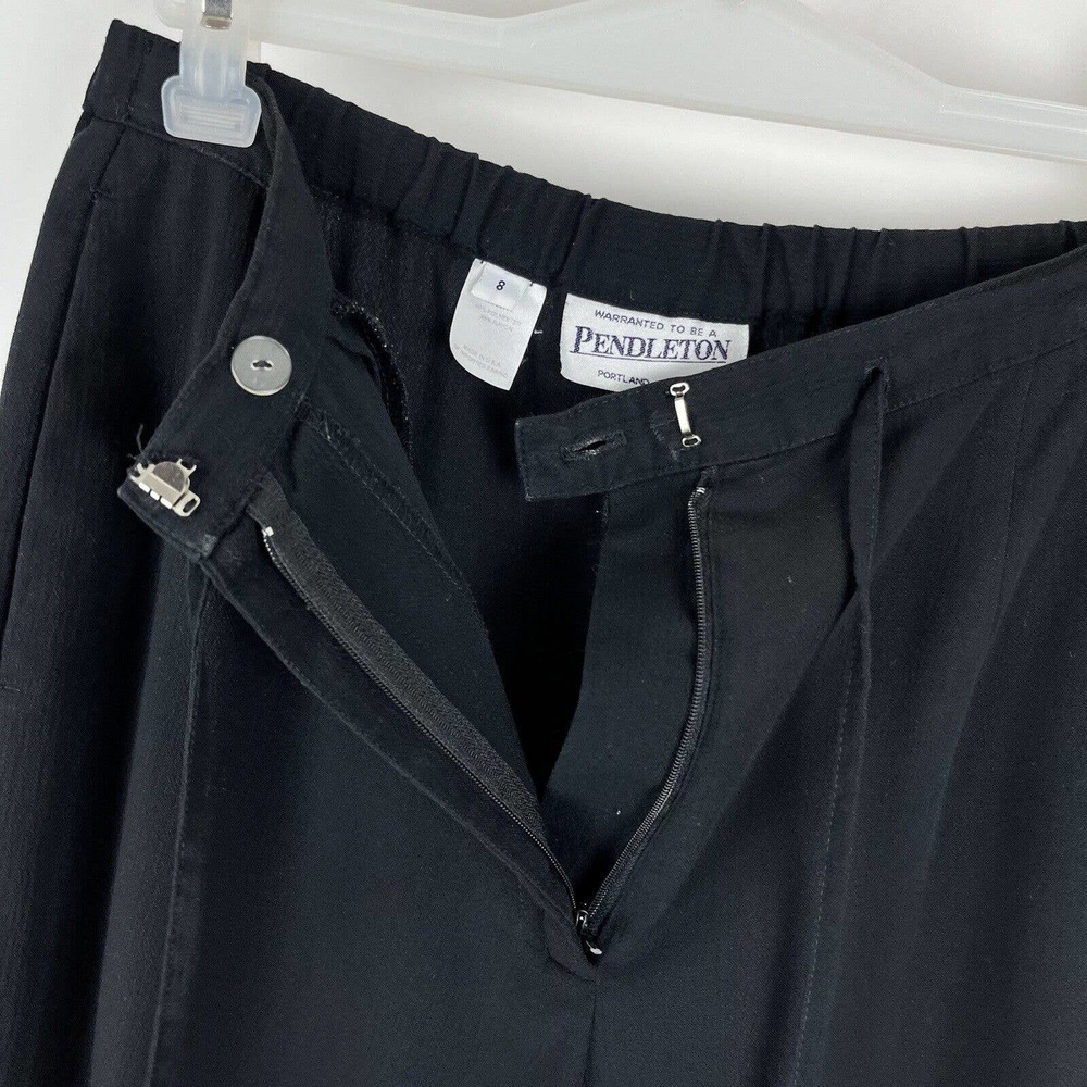 Pendleton Black Lightweight Elastic Tie Waist Wom… - image 5